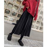 立ち姿が可愛い ベロアスカート Aラインスカート | maison de LATIR | 詳細画像4 