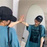 ビッグシルエットが可愛いオーバーサイズTシャツ カジュアル ミドル丈 | maison de LATIR | 詳細画像10