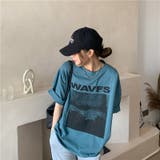ビッグシルエットが可愛いオーバーサイズTシャツ カジュアル ミドル丈 | maison de LATIR | 詳細画像2