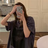 ビッグシルエットが可愛いオーバーサイズTシャツ カジュアル ミドル丈 | maison de LATIR | 詳細画像37