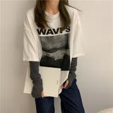 ビッグシルエットが可愛いオーバーサイズTシャツ カジュアル ミドル丈 | maison de LATIR | 詳細画像40