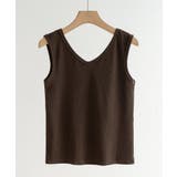 春夏に向けて前後2wayが嬉しい♪下着が見えないワイドショルダーリブタンクトップ | maison de LATIR | 詳細画像28