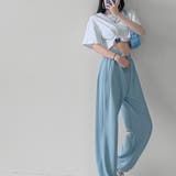 大人カジュアル今夏トレンドの半袖クロップドTシャツ。イチオシ夏服ショート丈T。 | maison de LATIR | 詳細画像13 