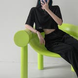 大人カジュアル今夏トレンドの半袖クロップドTシャツ。イチオシ夏服ショート丈T。 | maison de LATIR | 詳細画像14 