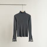 セーター タートルネック フリル | maison de LATIR | 詳細画像24