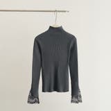 セーター タートルネック フリル | maison de LATIR | 詳細画像25