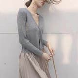 アウター カーディガン ショート丈 | maison de LATIR | 詳細画像14 