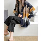 カーディガン アーガイル ダイヤ | maison de LATIR | 詳細画像8 