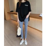 サラッと生地が気持ち良い！冬に活躍バックロゴ入りゆったりトップス 服 体系カバー | maison de LATIR | 詳細画像5 