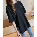 サラッと生地が気持ち良い！冬に活躍バックロゴ入りゆったりトップス 服 体系カバー | maison de LATIR | 詳細画像6 