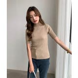 《9色展開》きちんと感も、快適さも。大人のための春服半袖リブトップス スプリング… | maison de LATIR | 詳細画像66 