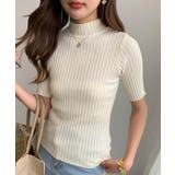 《9色展開》きちんと感も、快適さも。大人のための春服半袖リブトップス スプリング… | maison de LATIR | 詳細画像70 