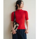 《9色展開》きちんと感も、快適さも。大人のための春服半袖リブトップス スプリング… | maison de LATIR | 詳細画像71 