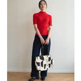 《9色展開》きちんと感も、快適さも。大人のための春服半袖リブトップス スプリング… | maison de LATIR | 詳細画像72 