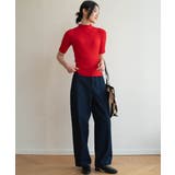 《9色展開》きちんと感も、快適さも。大人のための春服半袖リブトップス スプリング… | maison de LATIR | 詳細画像75 