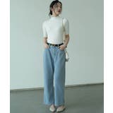 《9色展開》きちんと感も、快適さも。大人のための春服半袖リブトップス スプリング… | maison de LATIR | 詳細画像77 