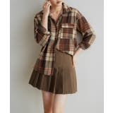 ゆったり裏起毛ビッグシャツジャケット チェック柄ブルゾン 柔らかく肌触りの良い | maison de LATIR | 詳細画像2 