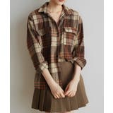 ゆったり裏起毛ビッグシャツジャケット チェック柄ブルゾン 柔らかく肌触りの良い | maison de LATIR | 詳細画像7 