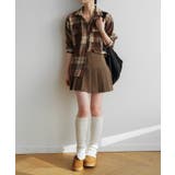 ゆったり裏起毛ビッグシャツジャケット チェック柄ブルゾン 柔らかく肌触りの良い | maison de LATIR | 詳細画像9 