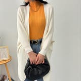 暖か上品ボリュームスリーブドルマンニットカーディガン コーディガン カーデ | maison de LATIR | 詳細画像35