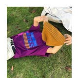 夏服メンズライクなサイズ感が可愛いオーバーサイズロゴT 二の腕も日差しもさりげな… | maison de LATIR | 詳細画像14 