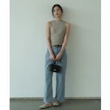 ハイネックリブニットノースリーブカットソー カジュアル 普段着 | maison de LATIR | 詳細画像19
