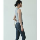 ハイネックリブニットノースリーブカットソー カジュアル 普段着 | maison de LATIR | 詳細画像42
