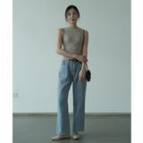 ハイネックリブニットノースリーブカットソー カジュアル 普段着 | maison de LATIR | 詳細画像9