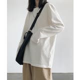 シンプルで着回し抜群！合わせやすいレター文字ロンT 長袖カットソー レディース | maison de LATIR | 詳細画像16 