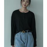 カジュアルな着回しに重宝するヘンリーネックカットソー シンプル 可愛い | maison de LATIR | 詳細画像19