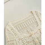 透け感がフラワーレースカーディガン 長袖 フロントボタン | maison de LATIR | 詳細画像35