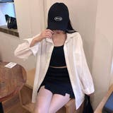 ホワイト | さらっと羽織るだけで可愛いオーバーサイズ長袖シャツ 韓国 日焼け対策 | maison de LATIR