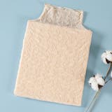 ベージュ | 幅広い着こなしに活躍するシアーハイネックTシャツ レース インナー | maison de LATIR