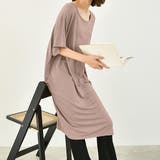 モカ | ラフに着られるのにお洒落に決まる大人のロングTシャツ シンプル 夏 | maison de LATIR