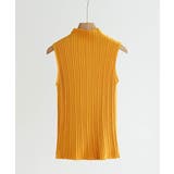 リブデザインが上品な夏服。ボトルネックノースリーブでイージーケアだからデイリーに… | maison de LATIR | 詳細画像46