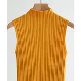 リブデザインが上品な夏服。ボトルネックノースリーブでイージーケアだからデイリーに… | maison de LATIR | 詳細画像47
