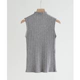 リブデザインが上品な夏服。ボトルネックノースリーブでイージーケアだからデイリーに… | maison de LATIR | 詳細画像54