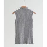 リブデザインが上品な夏服。ボトルネックノースリーブでイージーケアだからデイリーに… | maison de LATIR | 詳細画像55