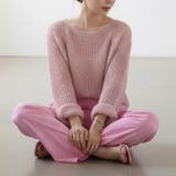 ピンク | 抜け感を演出するシアーサマーニット レイヤードが楽しめる春夏トップス | maison de LATIR