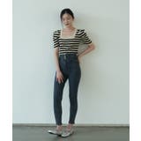 さりげないデザインがこなれ感を出してくれるニット スクエアネック シャーリングス… | maison de LATIR | 詳細画像10 