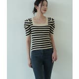 さりげないデザインがこなれ感を出してくれるニット スクエアネック シャーリングス… | maison de LATIR | 詳細画像26 