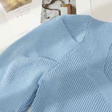 さりげないデザインがこなれ感を出してくれるニット スクエアネック シャーリングス… | maison de LATIR | 詳細画像42 