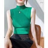 冬でも涼しいハイネックノースリーブニット ハイネック ニット | maison de LATIR | 詳細画像21 