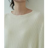 7分袖フリルサマーニット リブニット トップス | maison de LATIR | 詳細画像28 