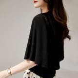 7分袖フリルサマーニット リブニット トップス | maison de LATIR | 詳細画像36 