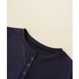 ボタン一つで雰囲気が変わるヘンリーネックカットソー トップス フィット | maison de LATIR | 詳細画像30 