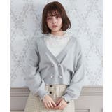 ミント | ダブルボタンニットカーディガン | MAJESTIC LEGON 