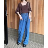 デニムワイドパンツ | MAJESTIC LEGON  | 詳細画像2 