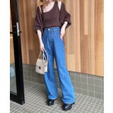 デニムワイドパンツ | MAJESTIC LEGON  | 詳細画像3 