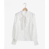 クラシカルボウタイブラウス | MAJESTIC LEGON  | 詳細画像35 